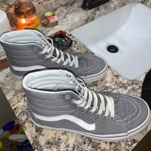 Grey High-Top Vans